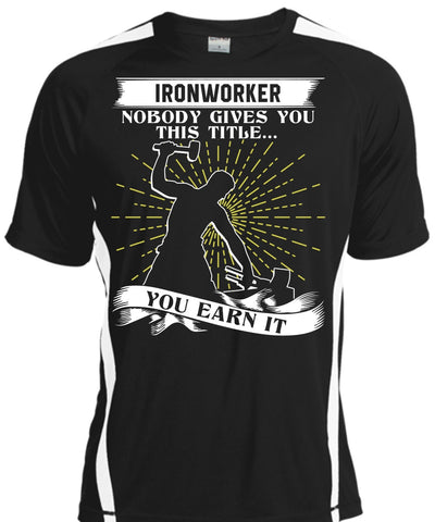 A black t-shirt with the shopify logo