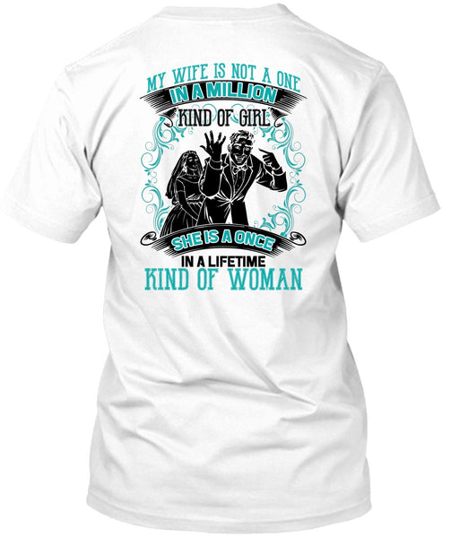 A black t-shirt with the shopify logo