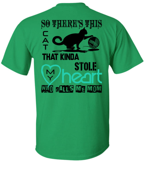This Cat That Kinda Stole My Heart T Shirt, I Love My Cat T Shirt