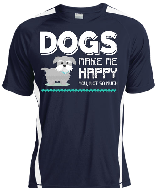 Dogs Make Me Happy You T Shirt, I Love My Dog T Shirt