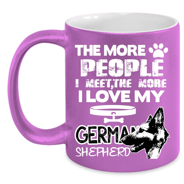 I Love My German Shepherd Coffee Mug, Dog Lovers Coffee Cup