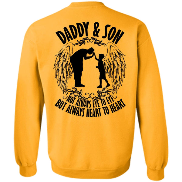 I Love Papa T Shirt, Daddy And Son Not Always Eye To Eye Sweatshirt