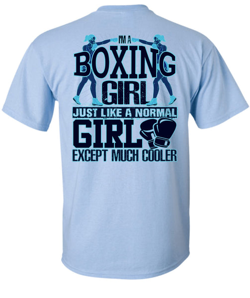 I'm A Boxing Girl T Shirt, I Love Boxer T Shirt