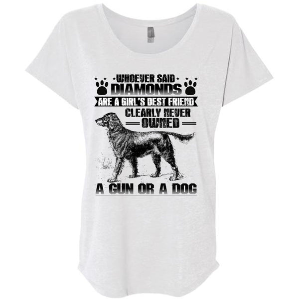 Never Owned A Gun Or A Dog T Shirt, I Love My Dog T Shirt, Awesome T-Shirts