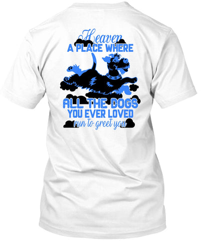 A black t-shirt with the shopify logo