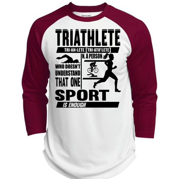 Triathlete T Shirt, I Love Running T Shirt, Awesome T-Shirts  (Polyester Game Baseball Jersey)