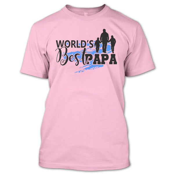 World's Best Papa T Shirt, Gift For Papa T Shirt
