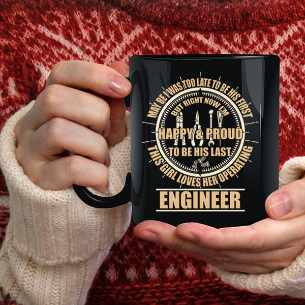 This Girl Loves Her Operating Engineer Coffee Mug, Cute Wife Coffee Cup