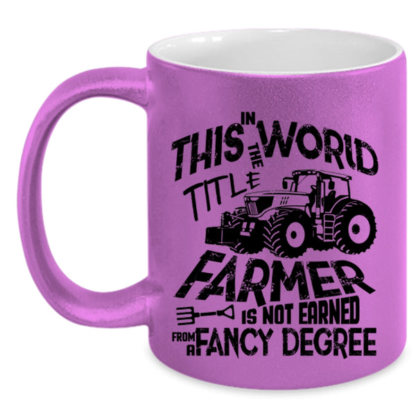 Best Farmer Ever Coffee Mug, Awesome Farmers Accent Mug