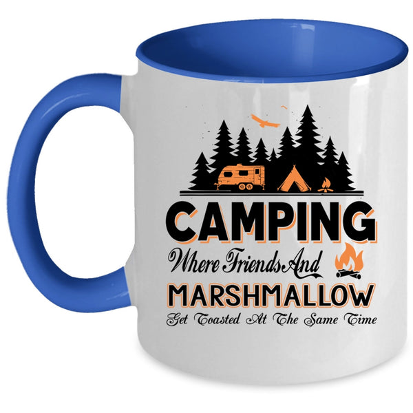 Best Gift For My Friends Coffee Mug, Camping Accent Mug