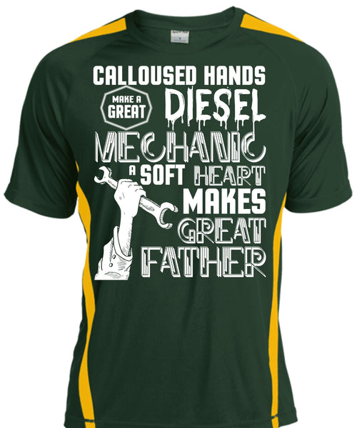 Make A Great Diesel Mechanic T Shirt, Makes Great Father T Shirt, Cool Shirt