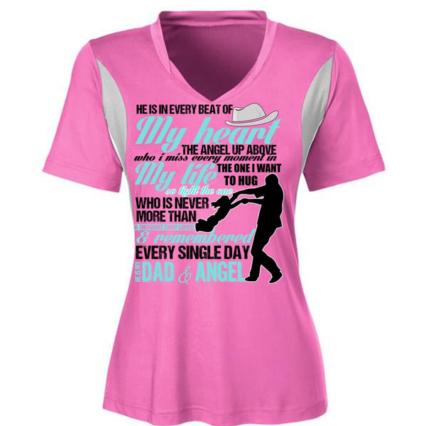 He Is My Dad And Angel T Shirt, I Love Dad T Shirt, Awesome T-Shirts