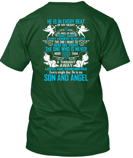 Beat Of My Heart T Shirt, Son And Angel T Shirt