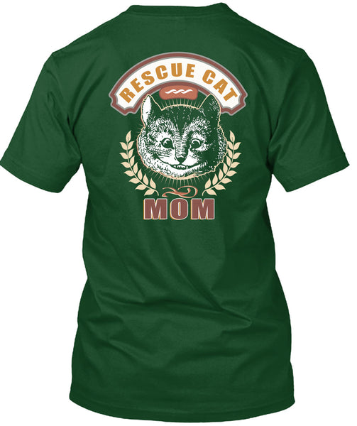 Rescue Cat Mom T Shirt, I Love My Cat T Shirt