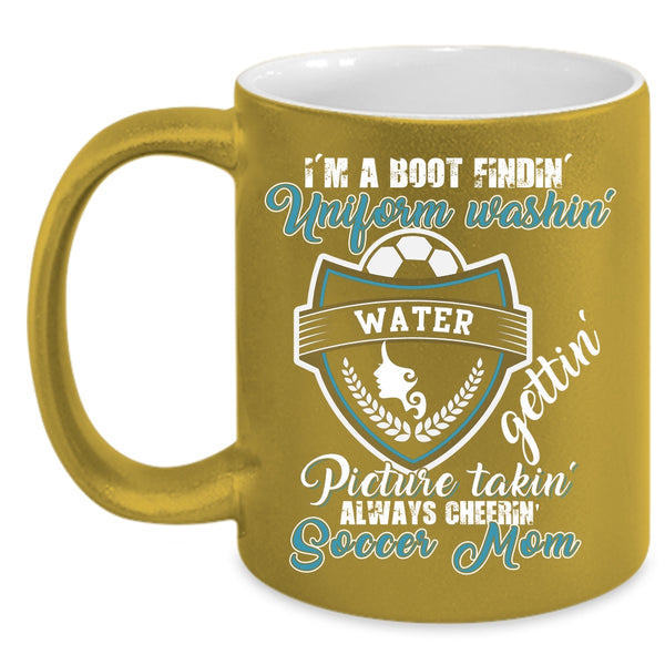 I'm A Soccer Mom Coffee Mug, Cute Gift For Soccer Mom Coffee Cup