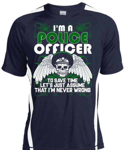 I'm A Police Officer T Shirt, I Love Police T Shirt, Cool Shirt