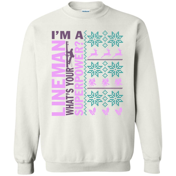 Lineman Merry Christmas T Shirt, I'm A Lineman Sweatshirt