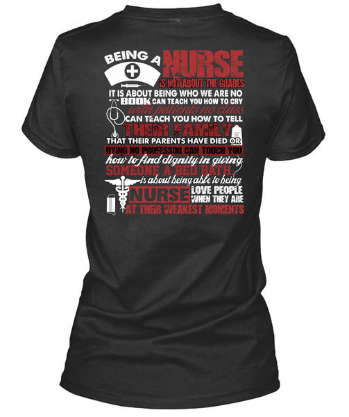 Being A Nurse T Shirt, Nurse Love People T Shirt