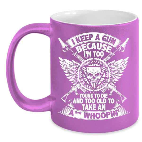 Funny Gun Owner Coffee Mug, Cool Gift For Gunaholic Coffee Cup