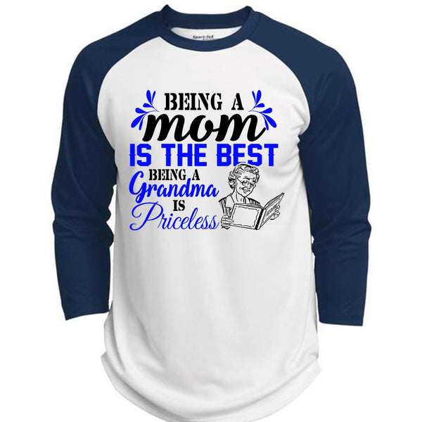 Being A Mom Is The Best Being A Grandma Is Priceless T Shirt, My Home T Shirt  (Polyester Game Baseball Jersey)