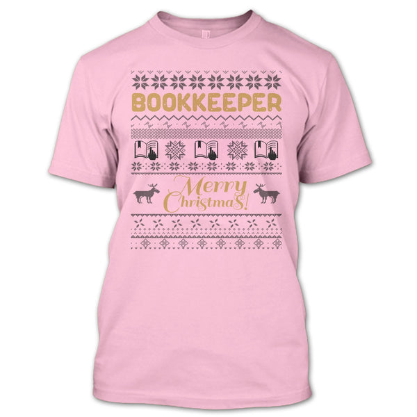 Bookkeeper Merry Christmas T Shirt, Gift For Merry Christmas T Shirt