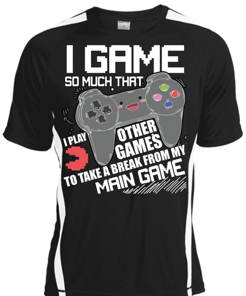 A black t-shirt with the shopify logo