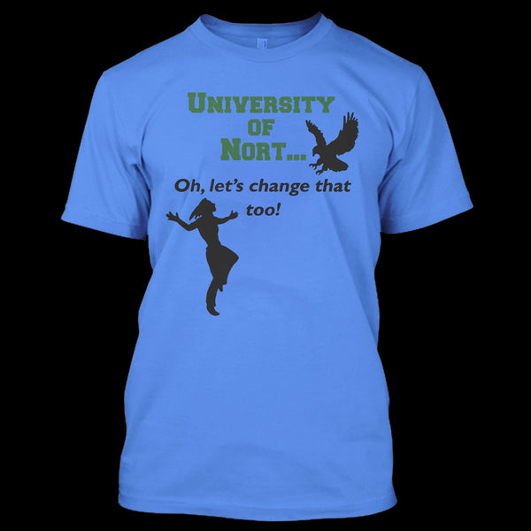 A black t-shirt with the shopify logo