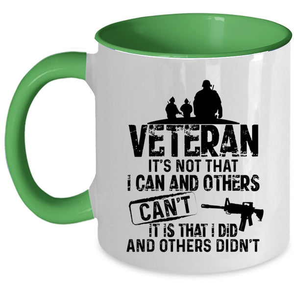 Awesome Gift For Veterans Coffee Mug, Veteran Accent Mug