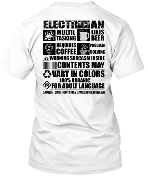 A black t-shirt with the shopify logo