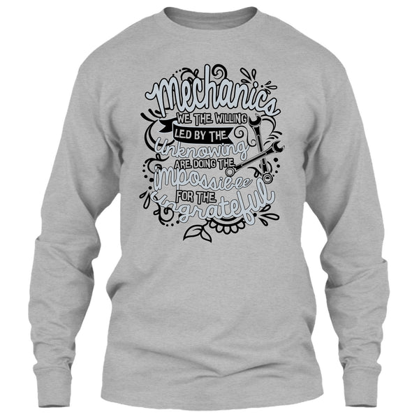 Mechanic We The Willing T Shirt, Gift For Mechanic T Shirt