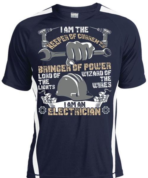 I Am An Electrician T Shirt, Keeper Of Currents T Shirt, Cool Shirt