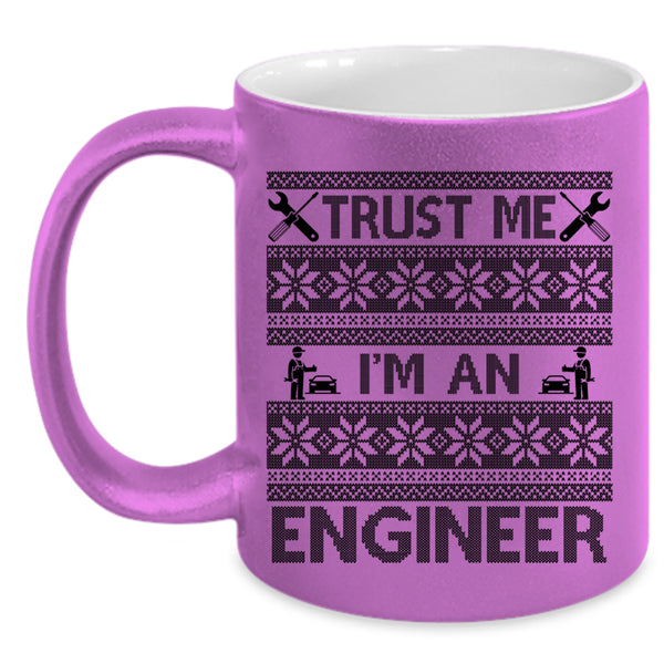Ugly Christmas Coffee Mug, I'm An Engineer Accent Mug
