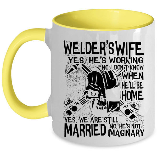 Cool Welder's Wife Coffee Mug, Welder's Wife Accent Mug