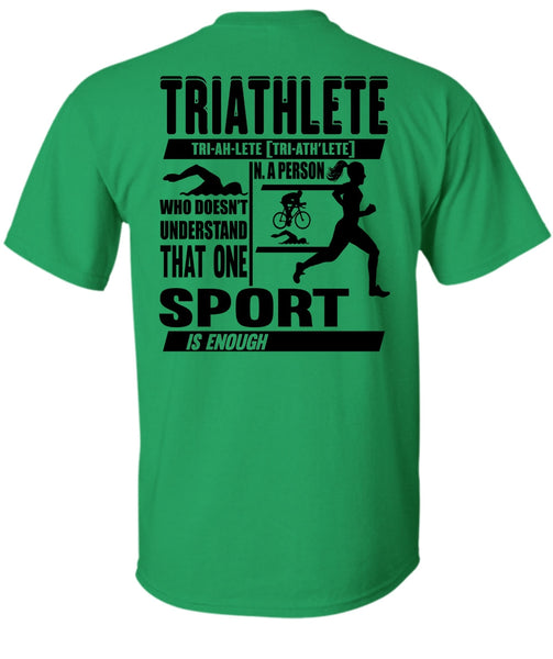 Triathlete T Shirt, I Love Running T Shirt