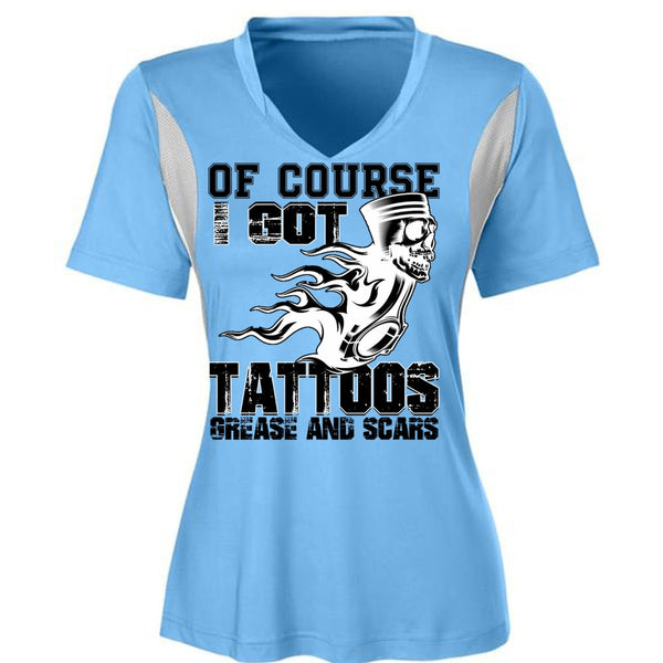 I Got Tattoos Grease T Shirt, Being A Mechanic T Shirt, Awesome T-Shirts