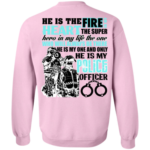 I Love Police T Shirt, He Is My Police Officer Sweatshirt