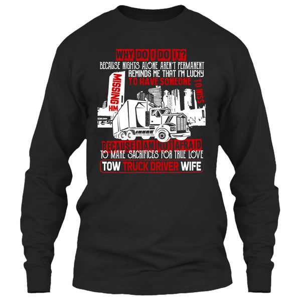 Tow Truck Driver Wife T Shirt, Coolest Trucker's Wife T Shirt