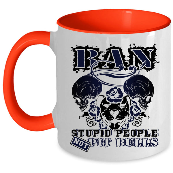 Cute Gift For Dog Lovers Coffee Mug, Awesome Pit Bull Accent Mug