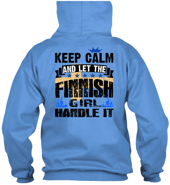 Let The Finnish Girl Handle It T Shirt, I Love Finnish T Shirt