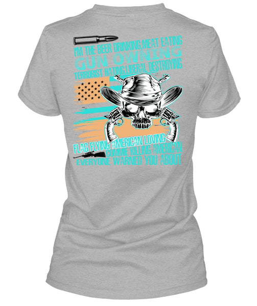 Meat Eating Gun Owning T Shirt, I Love Veteran T Shirt