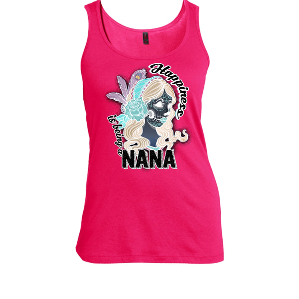 Happiness Is Being A Nana T Shirt, Gift For Nana Tank Top