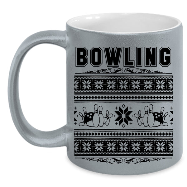 Make An Ugly Christmas Coffee Mug, Bowling Accent Mug