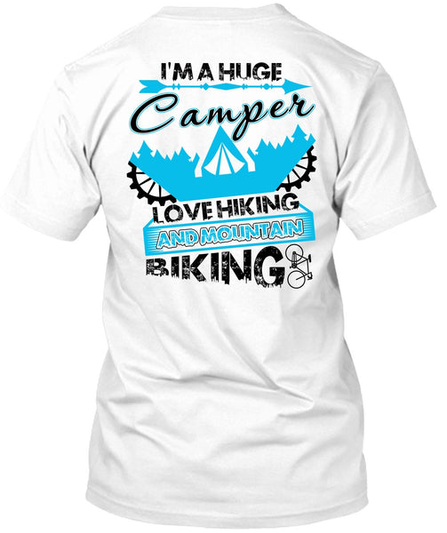 A black t-shirt with the shopify logo