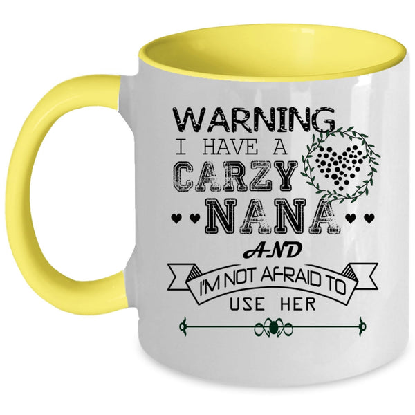 Need A Vacation Just Call Nana Coffee Mug, Parent Problem Call Nana Accent Mug