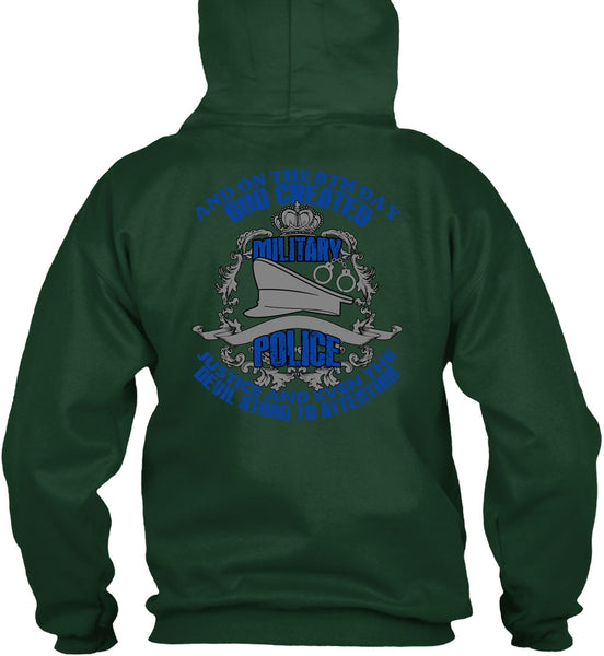 God Created Military Police T Shirt, Being A Police T Shirt