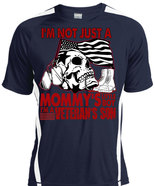I'm A Veteran's Son T Shirt, Mommy's Little Boy T Shirt, Cool Shirt