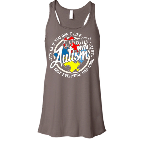 My Child With Autism T Shirt, I'm A Autism Mom Tank Top