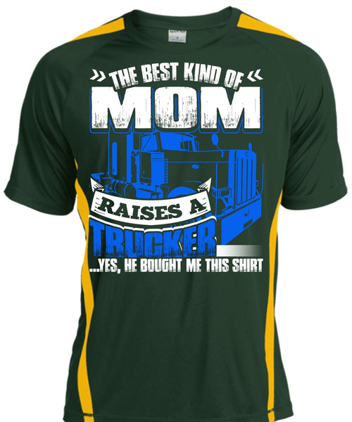 Mom Raises A Trucker T Shirt, Being A Trucker T Shirt, Cool Shirt