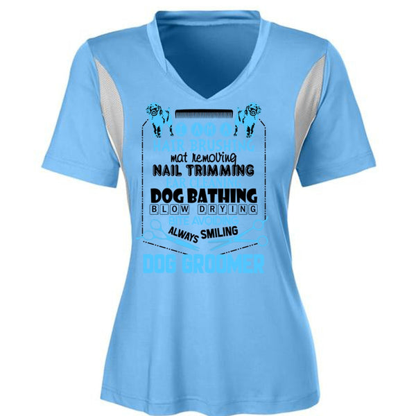 Always Smiling Dog Groomer T Shirt, I Love My Dog T Shirt, Awesome T-Shirts