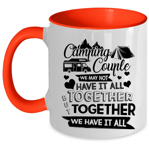 Cute Gift For Couple Coffee Mug, Camping Couple Accent Mug